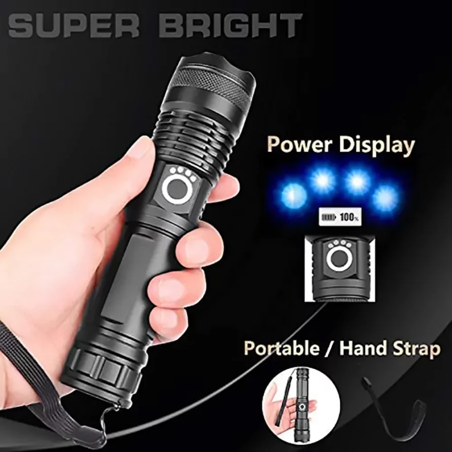 Taschenlampe 100.000 Lumen – Bild 4